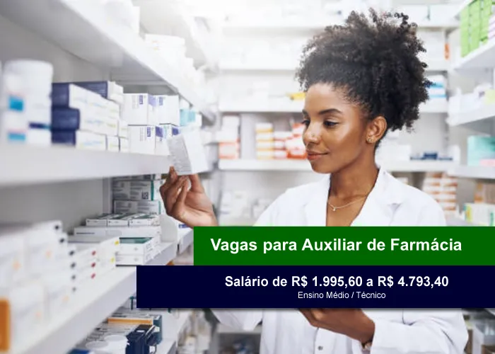 Inscrição Auxiliar de Farmácia