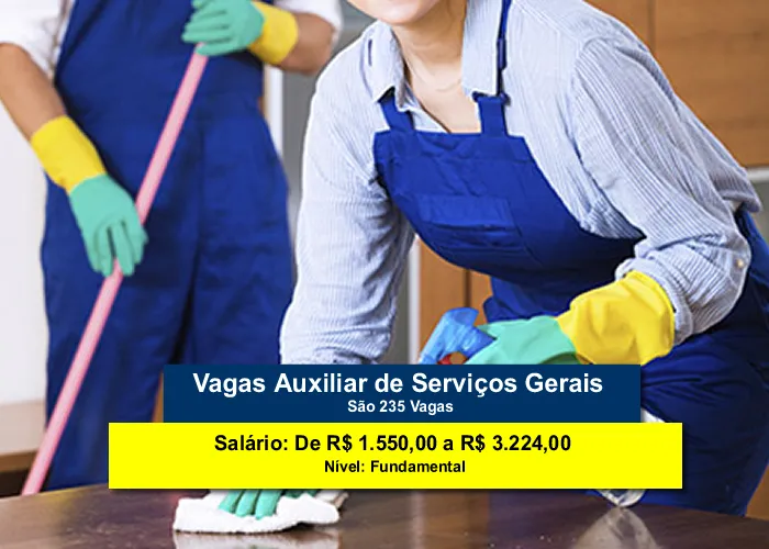 Vagas Auxiliar  Serviços