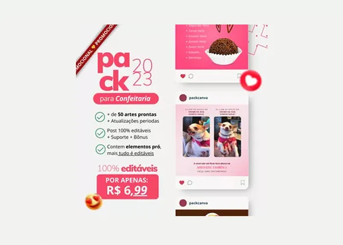 Pack Completo para Confeitaria