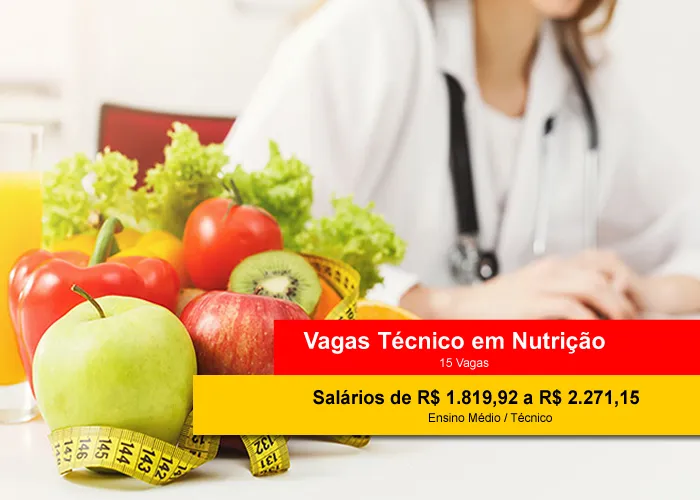 Inscrição Técnico em Nutrição