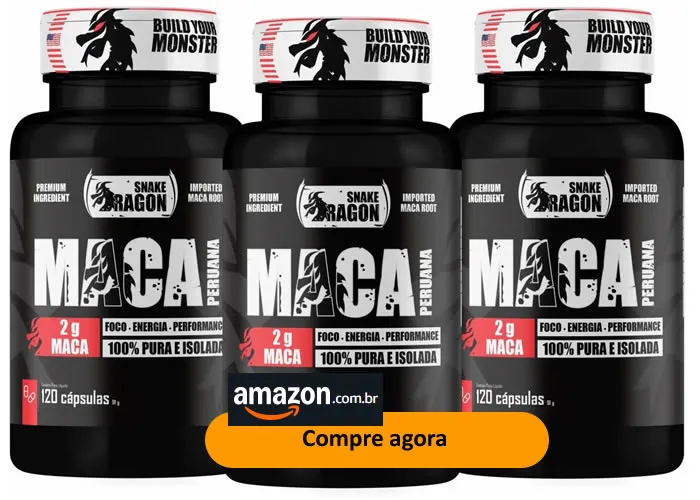 Black Skull Creatine , Contém Maca Peruana (Lepidium meyenii) como ingrediente ativo principal, com 2000 mg por dose.

Maca Peruana Snake Dragon – 2000mg / 120 cápsulas. Maca Peruana Negra Pote 120 Capsulas 100% Pura e Isolada.

Oferece qualidade Premium e pureza excepcional em cada dose. Maca Peruana para Homens e Mulheres. 

Este produto rende aproximadamente 40 doses quando consumido conforme as instruções de uso
Fonte Natural de Energia: Ideal para ajudar a complementar uma dieta equilibrada, fornecendo nutrientes que contribuem para a manutenção da energia.

Não Contém Glúten / 100% Natural. Suplemento natural de Maca Peruana
Sugestão de uso: Ingerir 3 Cápsulas ao dia, preferencialmente antes das principais refeições. 

Ingerir com Líquido.

Fonte Natural de Energia: Ideal para ajudar a complementar uma dieta equilibrada, fornecendo nutrientes que contribuem para a manutenção da energia.

O kit inclui 3 potes, cada um contendo 120 cápsulas., Skull , Creatine, em, Saúde e Beleza